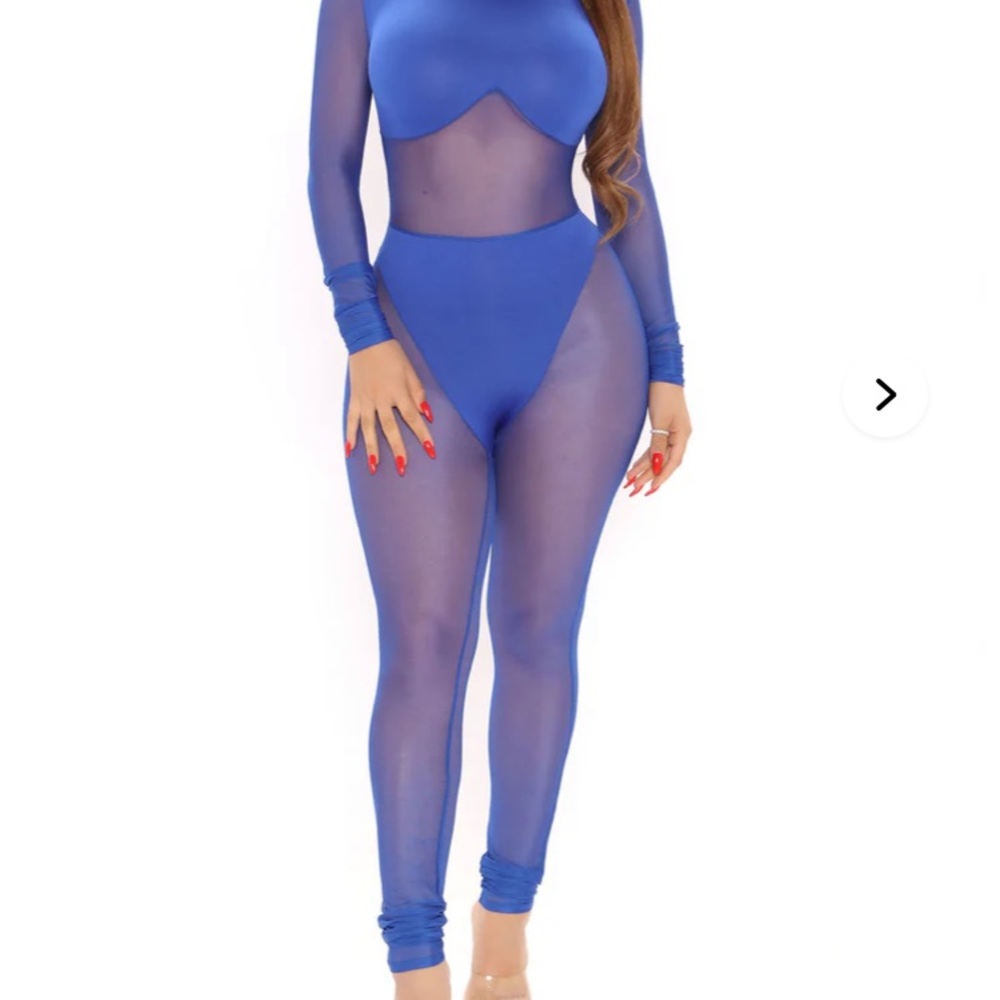 NWT fashion Nova jumpsuit 💙 - Picture 6 of 9